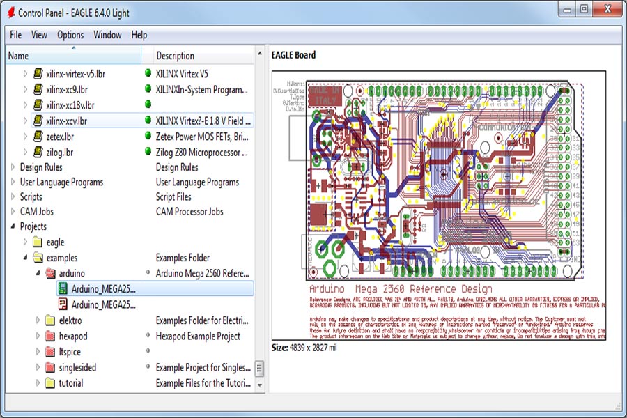 نرم افزار طراحی مدارت الکترونیکی eagle-pcb