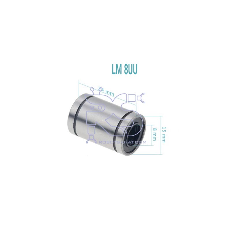 بلبرینگ خطی LM8UU پرینتر سه بعدی رباتیک صنعت