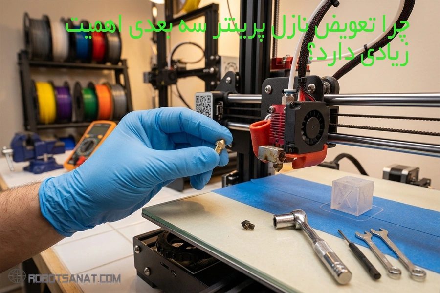  چرا تعویض نازل پرینتر سه بعدی اهمیت زیادی دارد؟